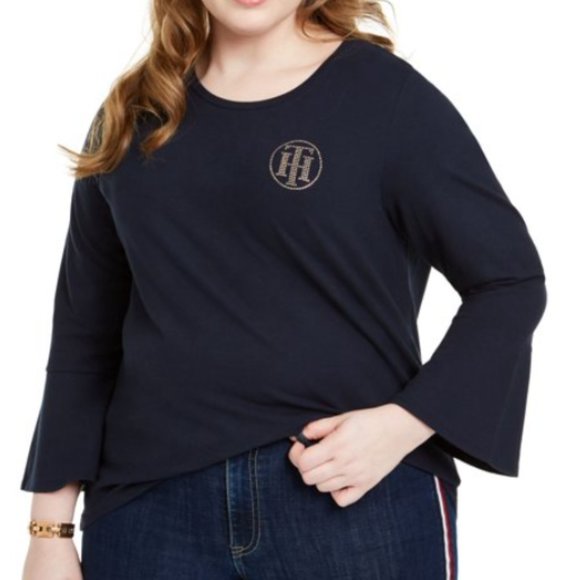 Tommy Hilfiger Tops - NWT Tommy Hilfiger Bell Sleeve Shirt